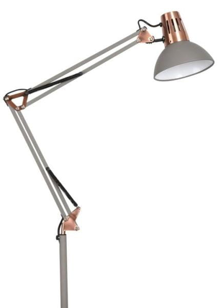 Stehlampe kupfer Gareth Industriedesign E27
