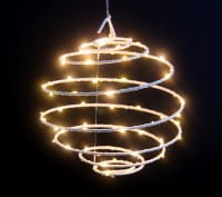 LED-Spiralleuchte warmweiß