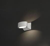 HANOI Außenwandleuchte modern Aluminium/Kunststoff weiß Außenlampe Wandlampe LED-Board 6W