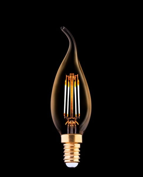 Filament Leuchtmittel E14 gold 4W 2200K warmweiß